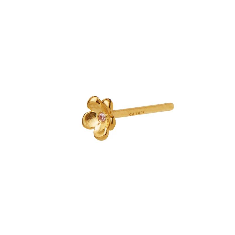 STINE A Jewelry  PlanBørnefonden garden flower Love Box - forgyldt