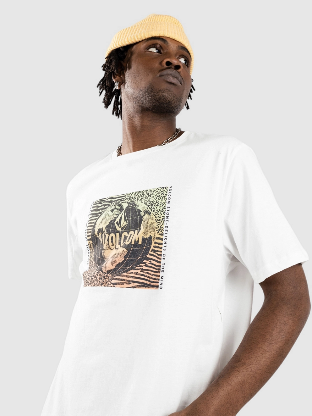 Volcom Earthtrippin Fty T-Shirt off white