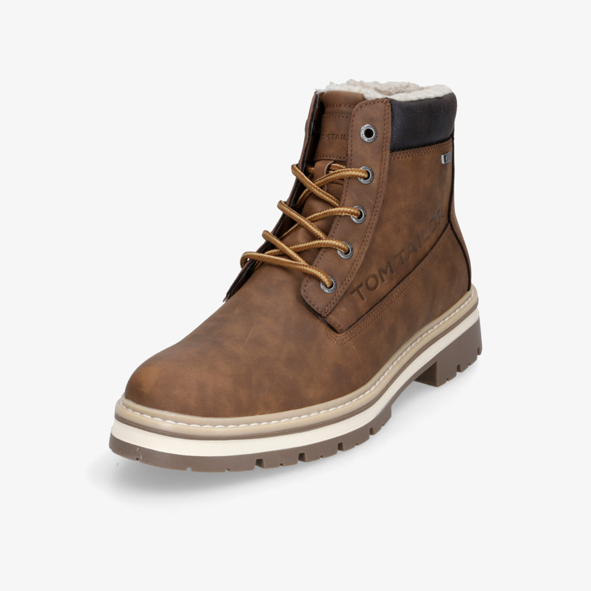 TOM TAILOR Herren Winterstiefel braun