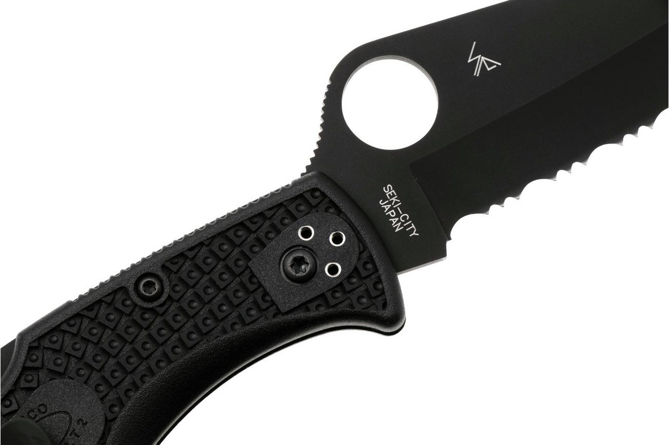 Spyderco Pacific Salt 2 Black C91SBBK2 serrated zakmes