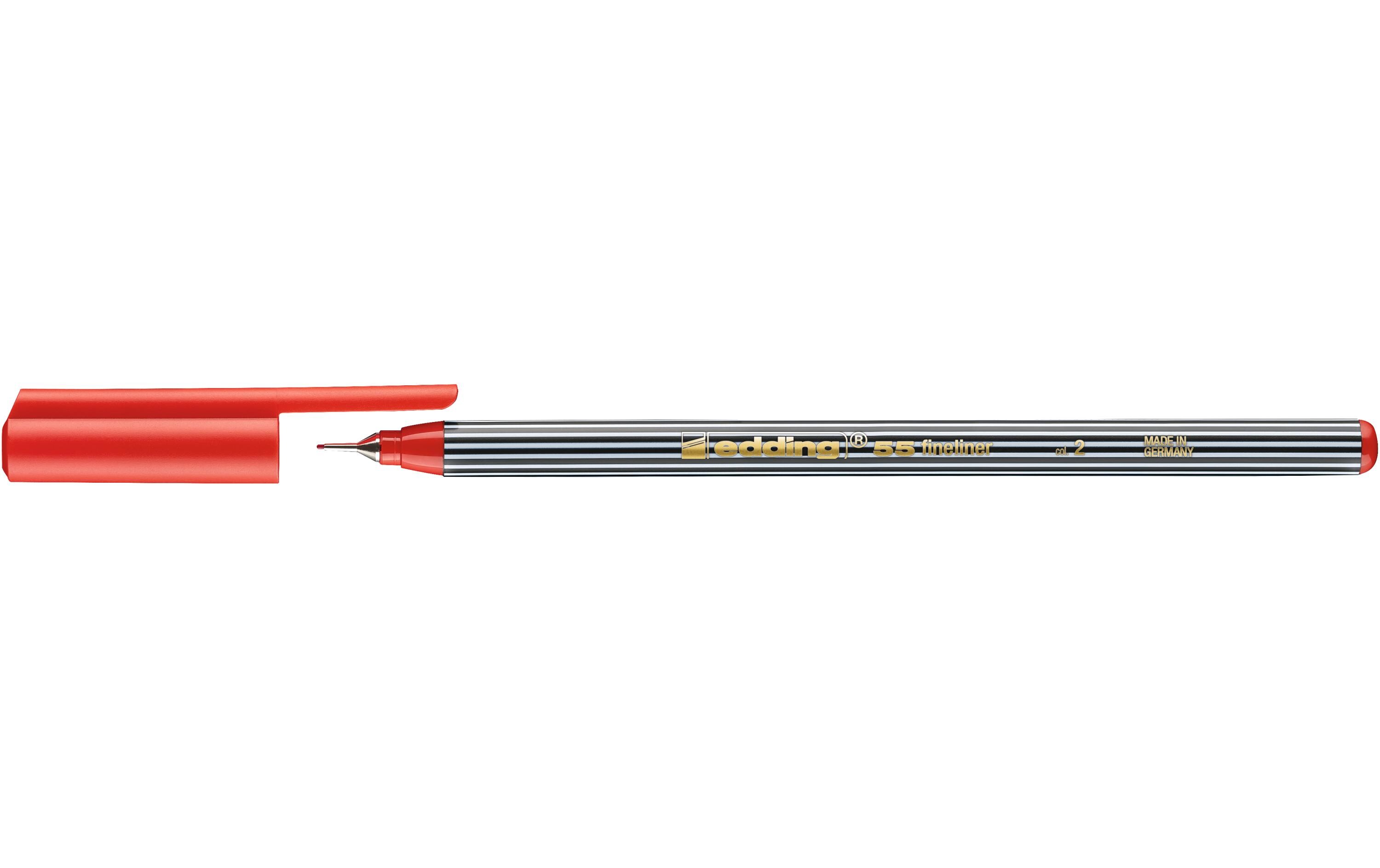 Fineliner 55 0.3 mm, RotFineliner