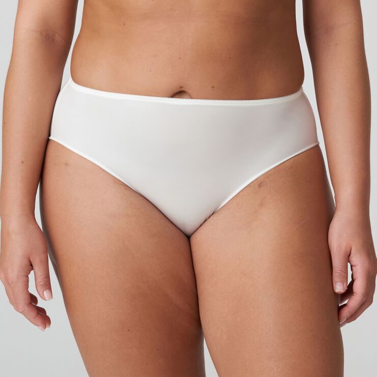 PrimaDonna Satin høje trusser Hvid