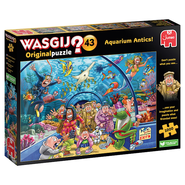 Wasgij Original 43 Sea Life Puslespill 1000 brikker, Jumbo