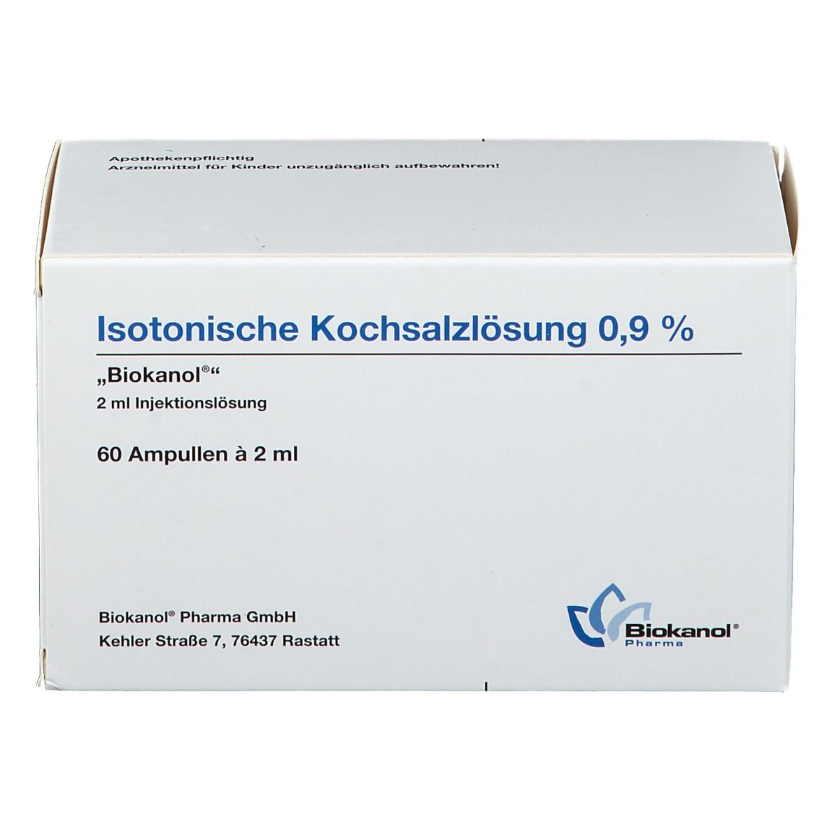 Isotonische Kochsalzlösung 0,9 % Biokanol