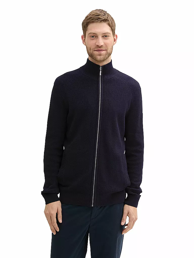 TOM TAILOR Strickjacke dunkelblau