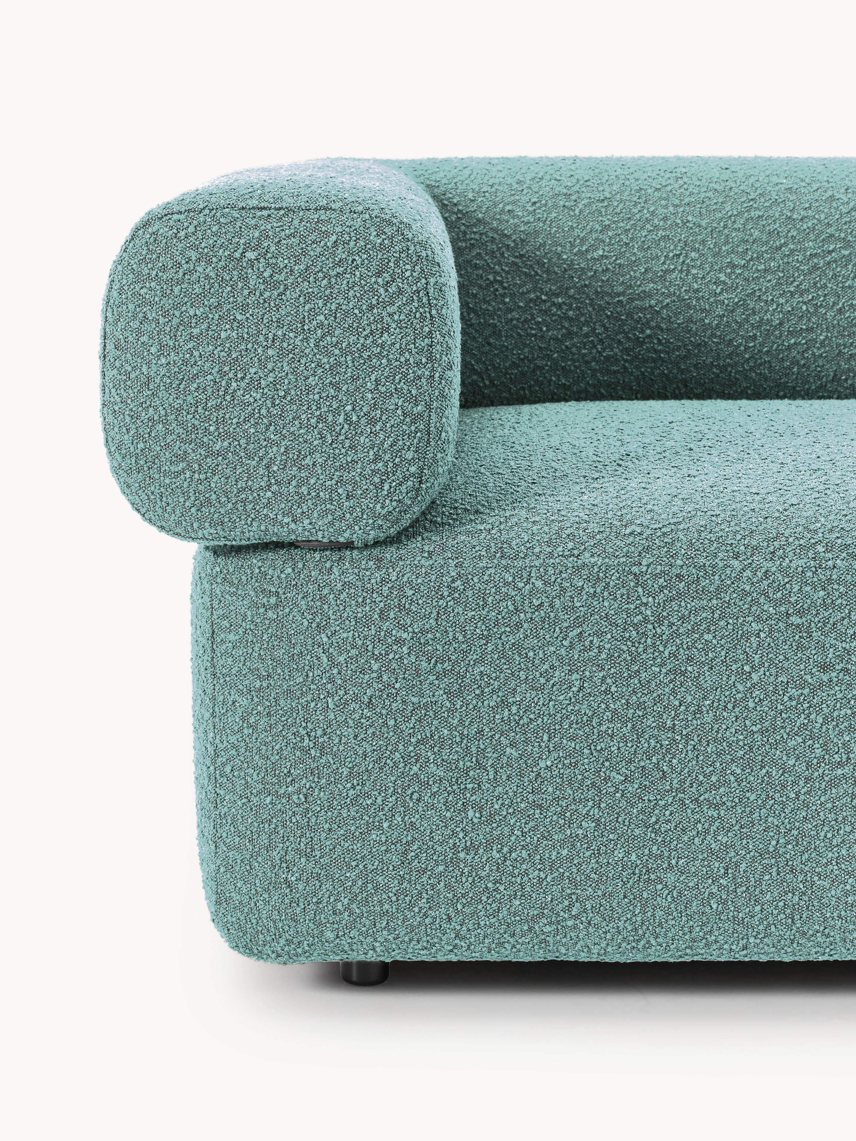 Bouclé hoekmodule Anton