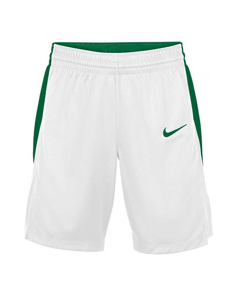 Short de basket Nike Team Blanc & Vert pour femme