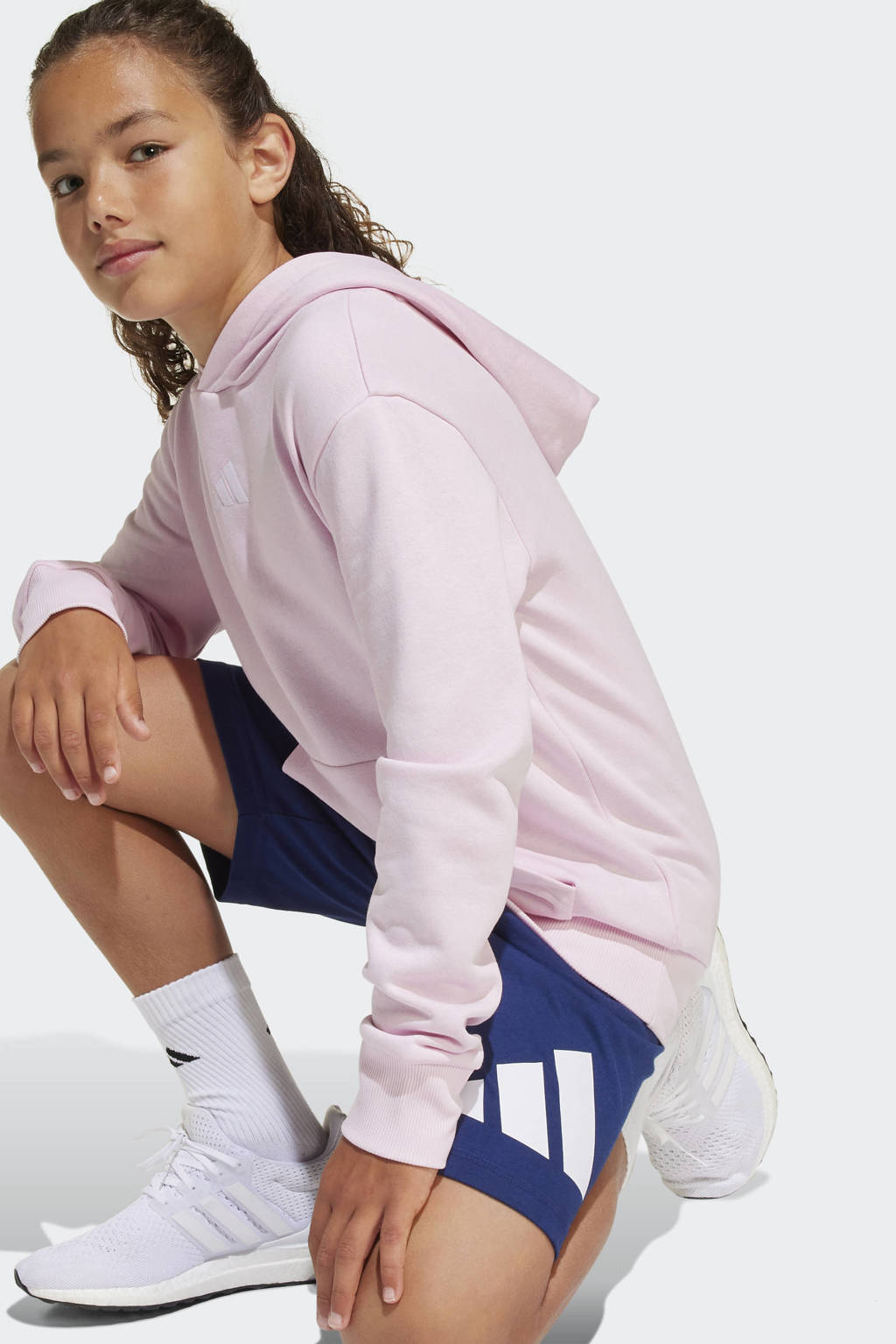 adidas hoodie lichtroze