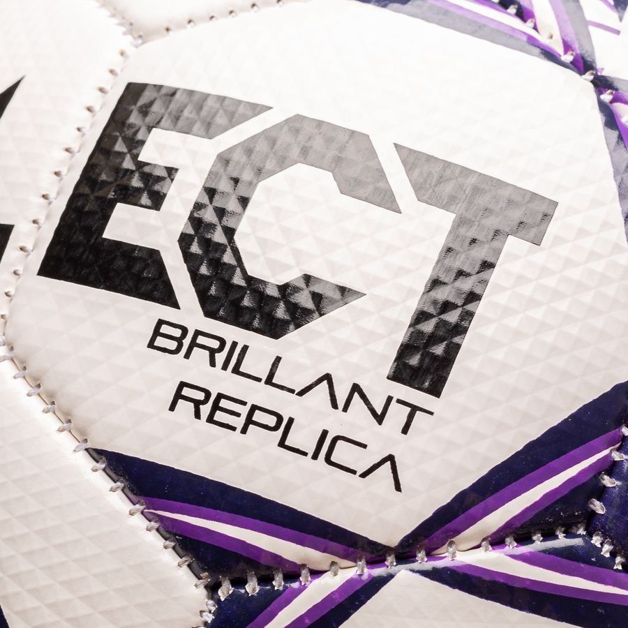Select Ballon Brillant Replica v24 - Blanc/Violet/Orange