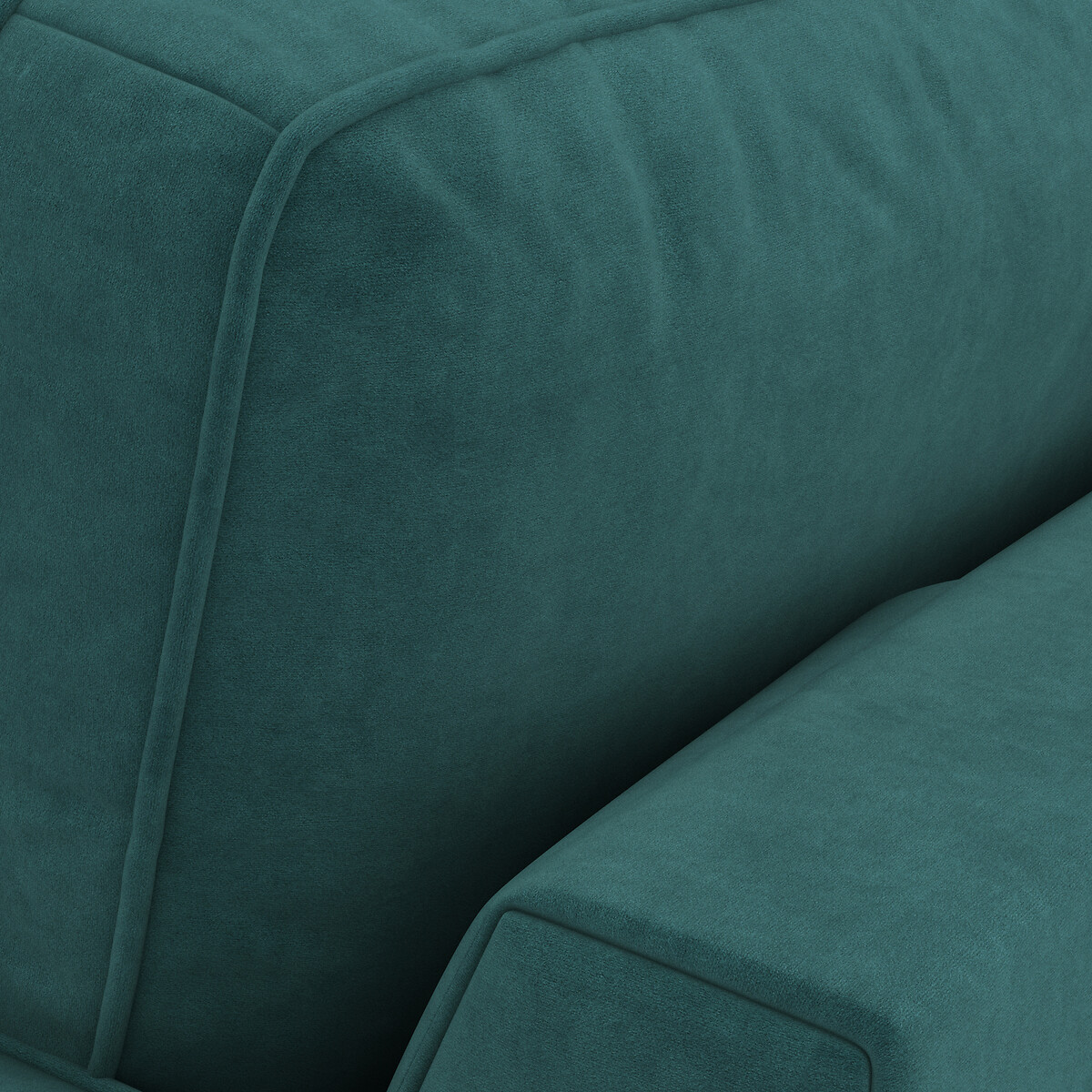 LA REDOUTE INTERIEURS<br>Sofá-cama de canto em veludo, espuma Cécilia