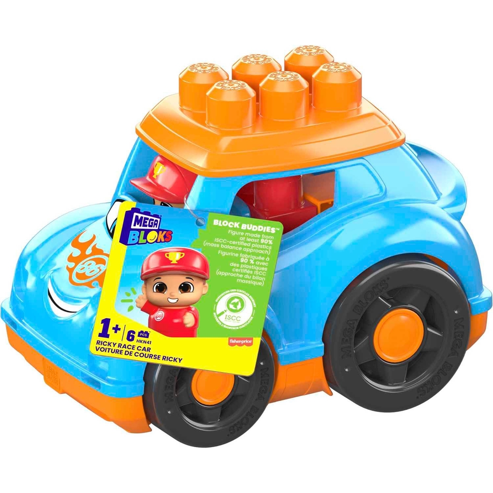 Mega Bloks Lil Vehicles Ricky Rennwagen