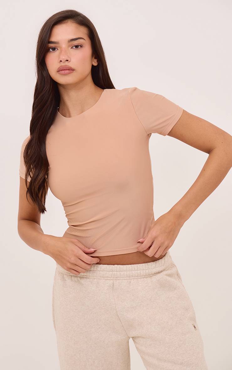 Latte T-shirt Long En Polyamide
