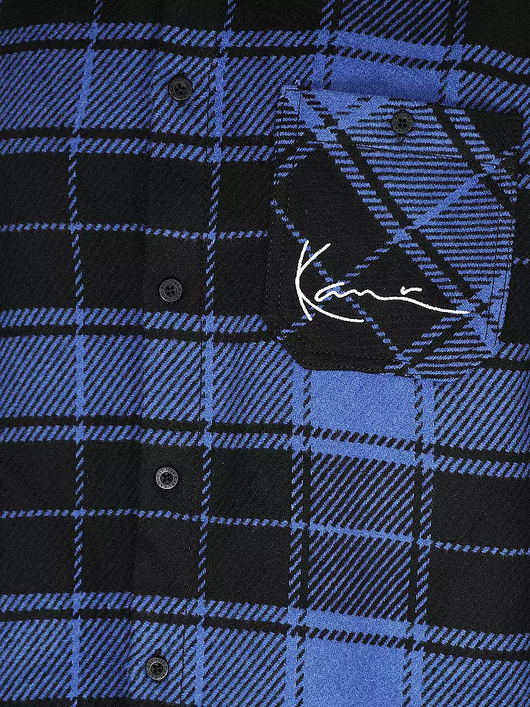 KARL KANI Overshirt blau