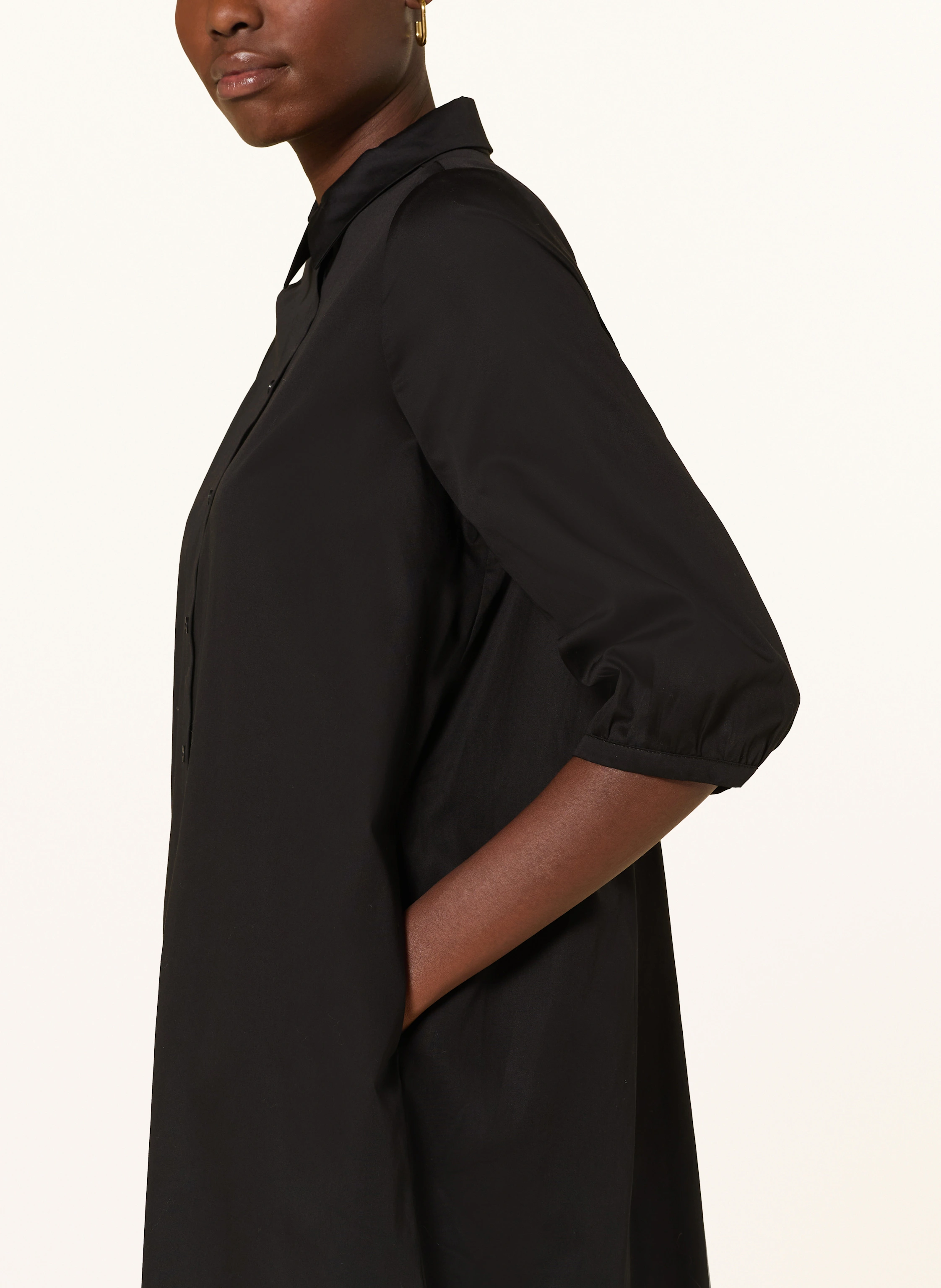 MILANO ITALY Hemdblusenkleid mit 3/4-Arm