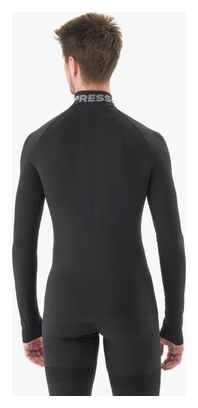 Baselayer Compressport 3D Thermo 1/2 Zip Noir