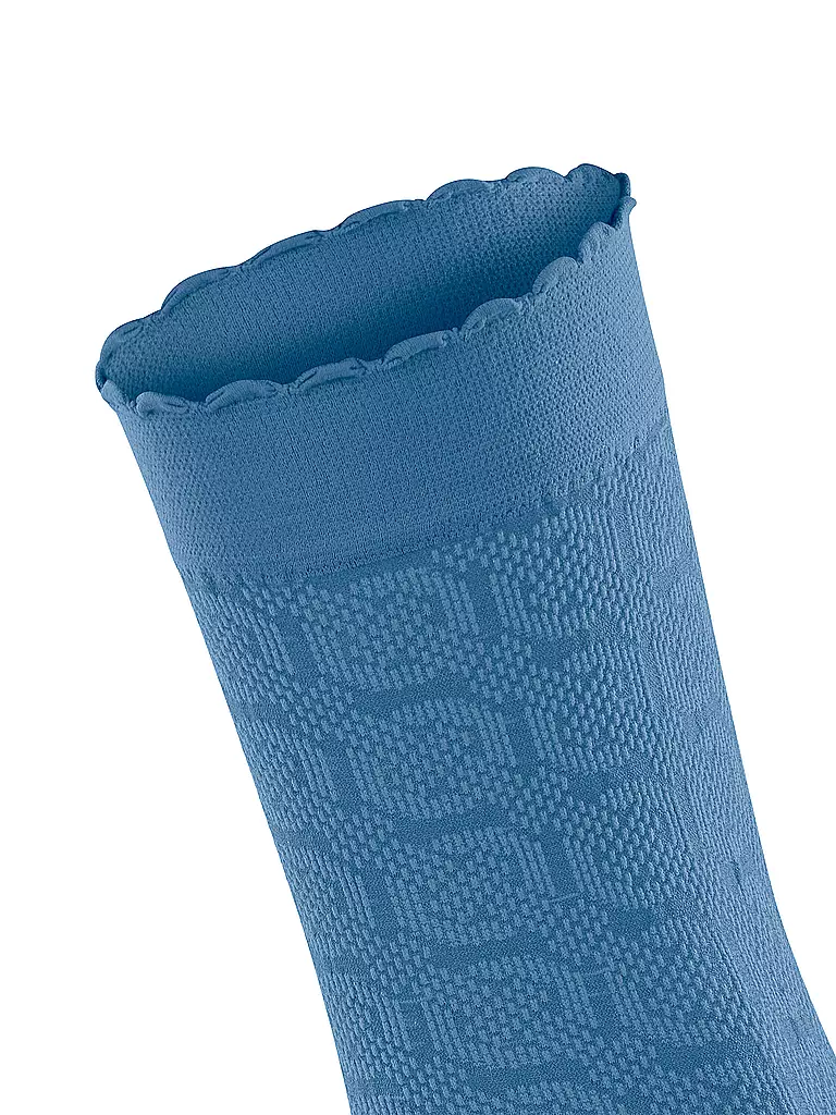 FALKE Socken HOARDING HONEY sky blue blau