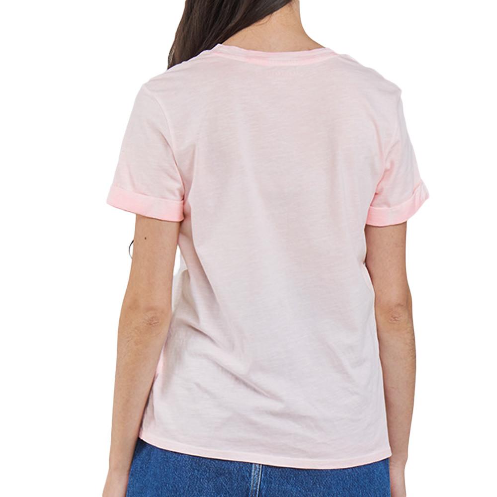Guess T-shirt Rose Femme Guess 1981
