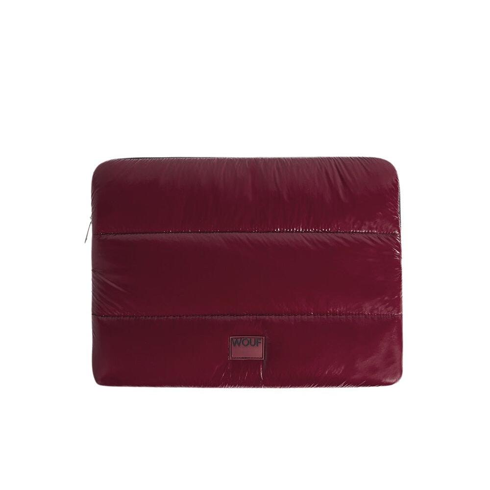 Wouf  Glossy Computer Sleeve, 13/14 - Burgundy