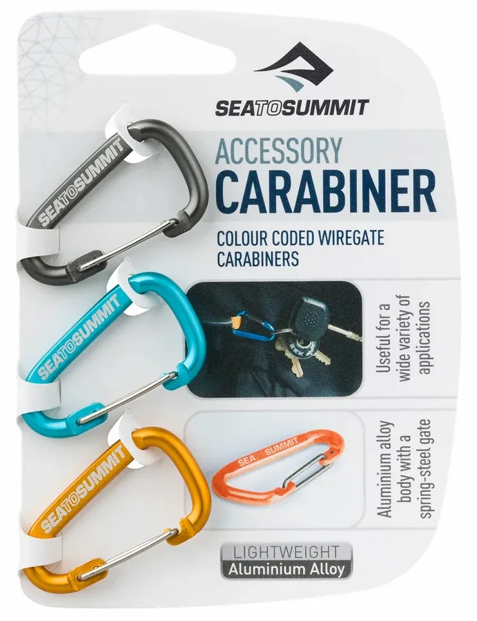 Sea To Summit Carabiner 3-Pack Mixed