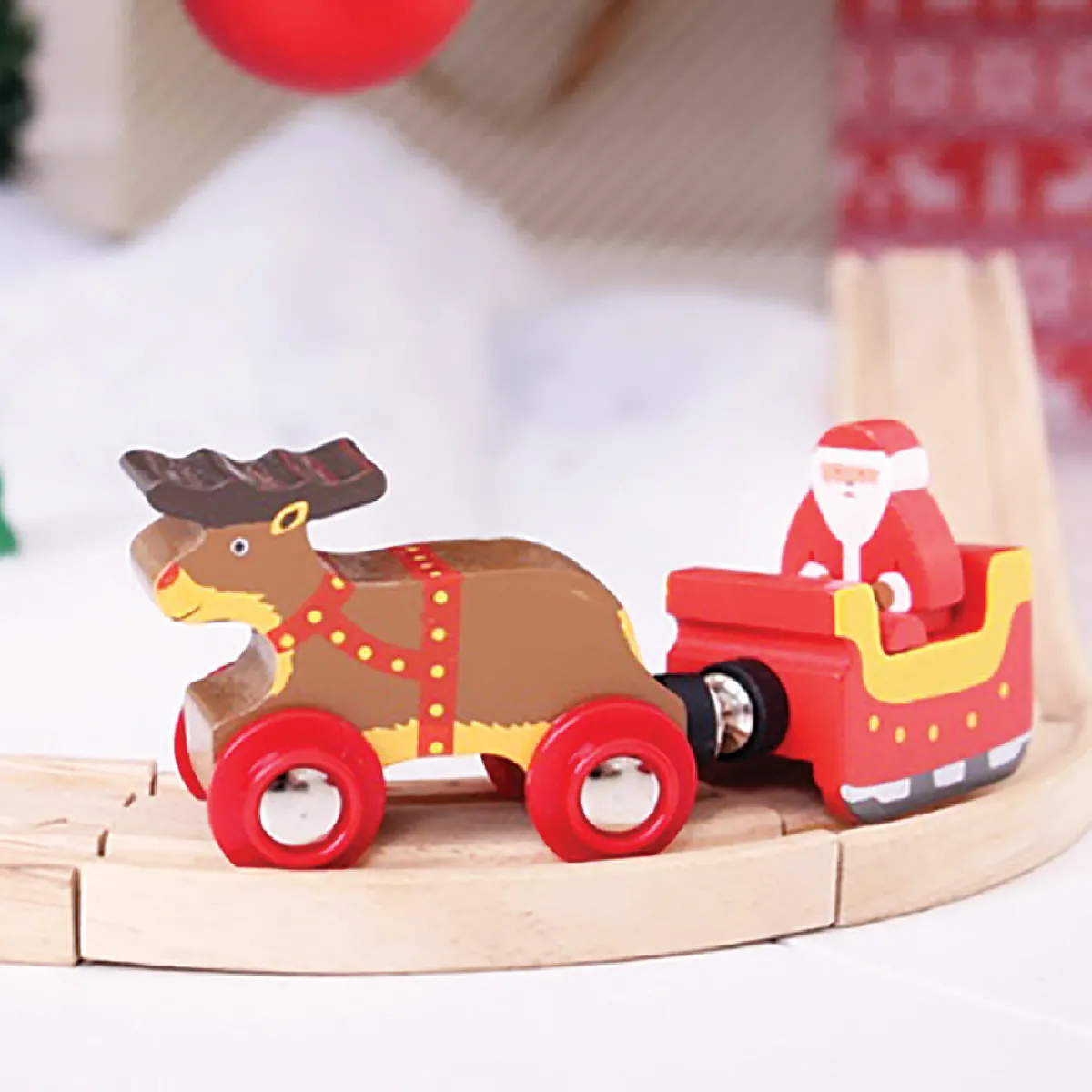 Bigjigs Rail Traîneau Père Noël