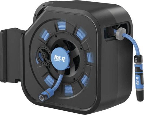 Wandslangbox voor_q FQ-WSB groot met automatische oprolfunctie inclusief 30m tuinslang 1/2