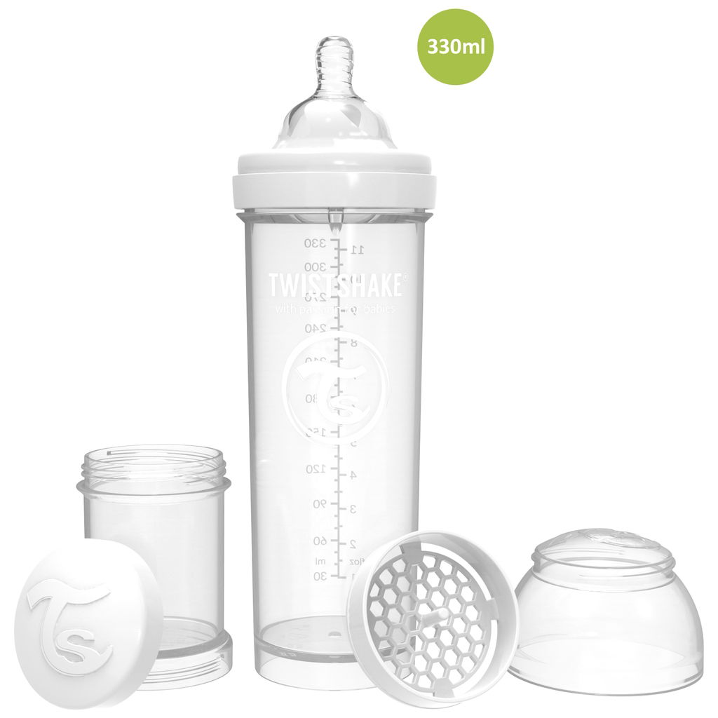 TwistshakeTwistshake   Anti Kolik Babyflasche white 180ml