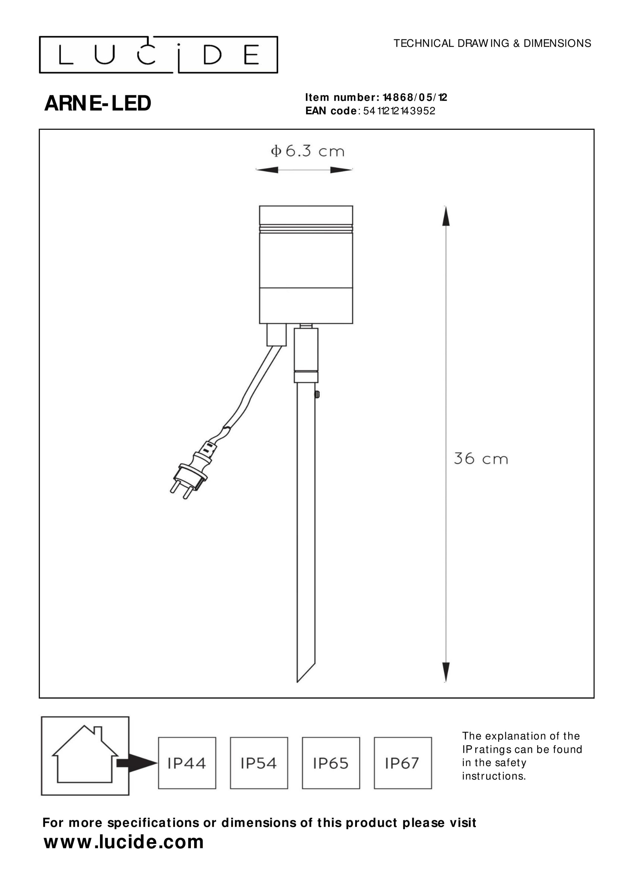 Außenleuchte ARNE-LED