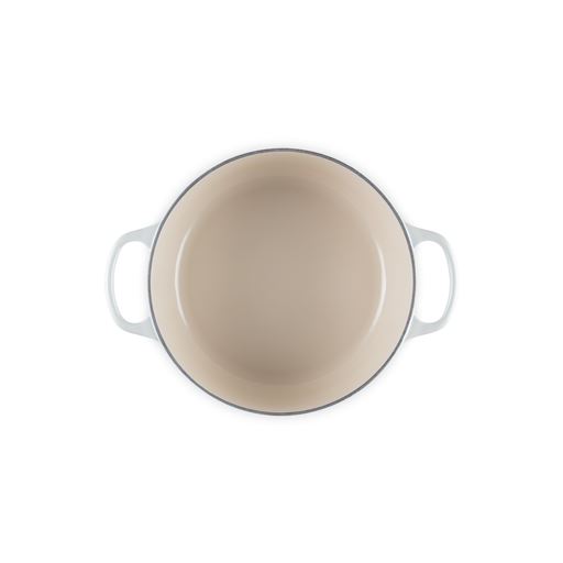 Le Creuset Signature Rund Støbejernsgryde, Meringue, 4,2 L