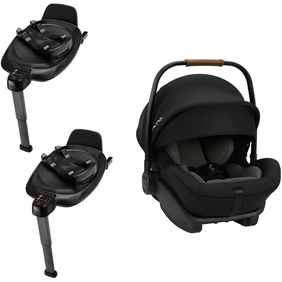 Nuna Babyschale ARRA™ next i-Size Caviar inkl. 2 x Basisstation
