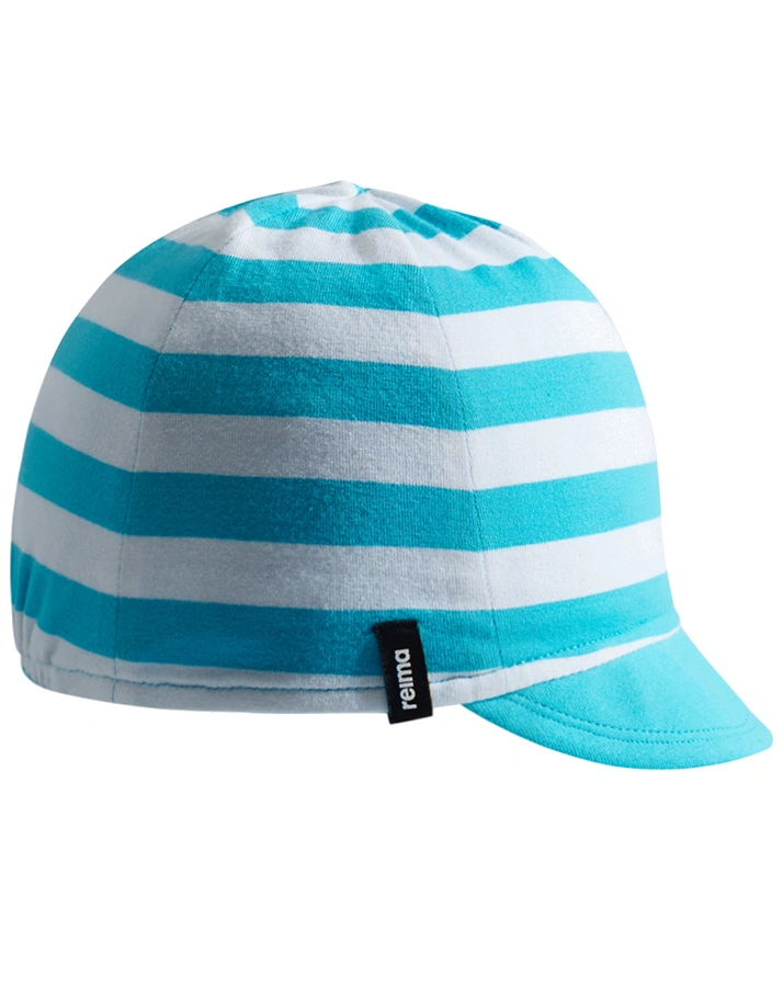 Basecap KILPPARI zum Wenden gestreift in aquatic