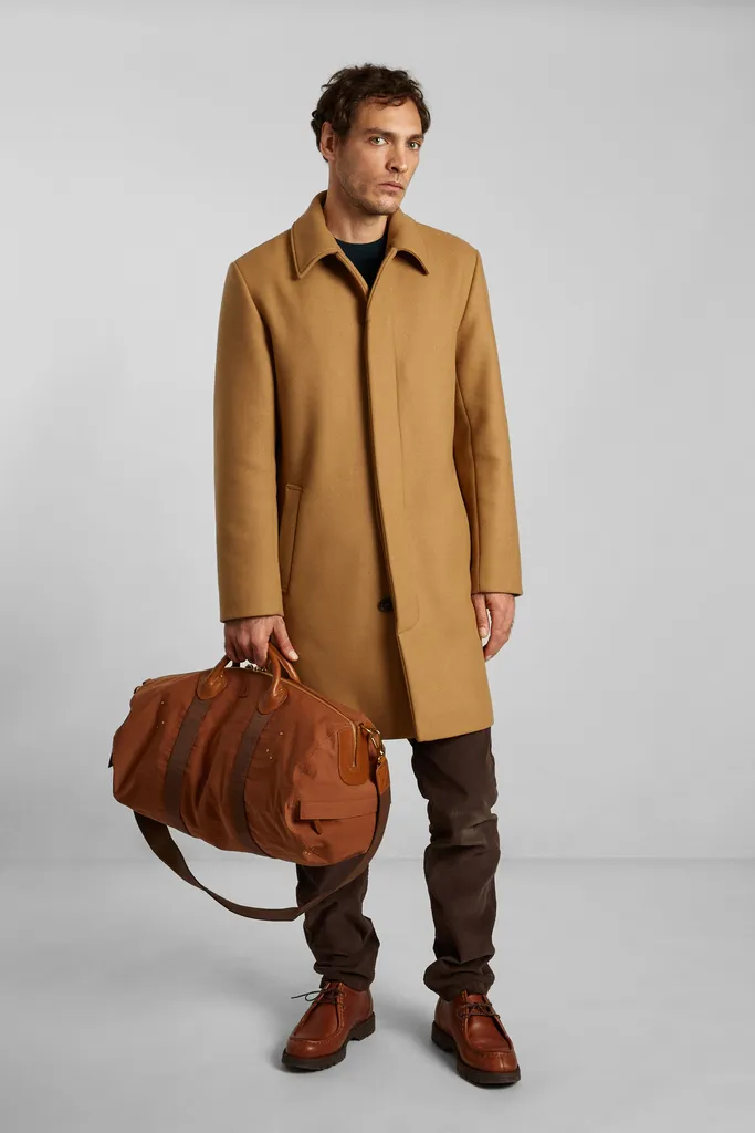 Manteau droit en laine vierge fabriqué en France L'Exception Paris