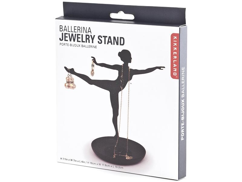 Kikkerland Schmuckhalter Ballerina 13 cm Schmuckhalter tanzende Ballerina