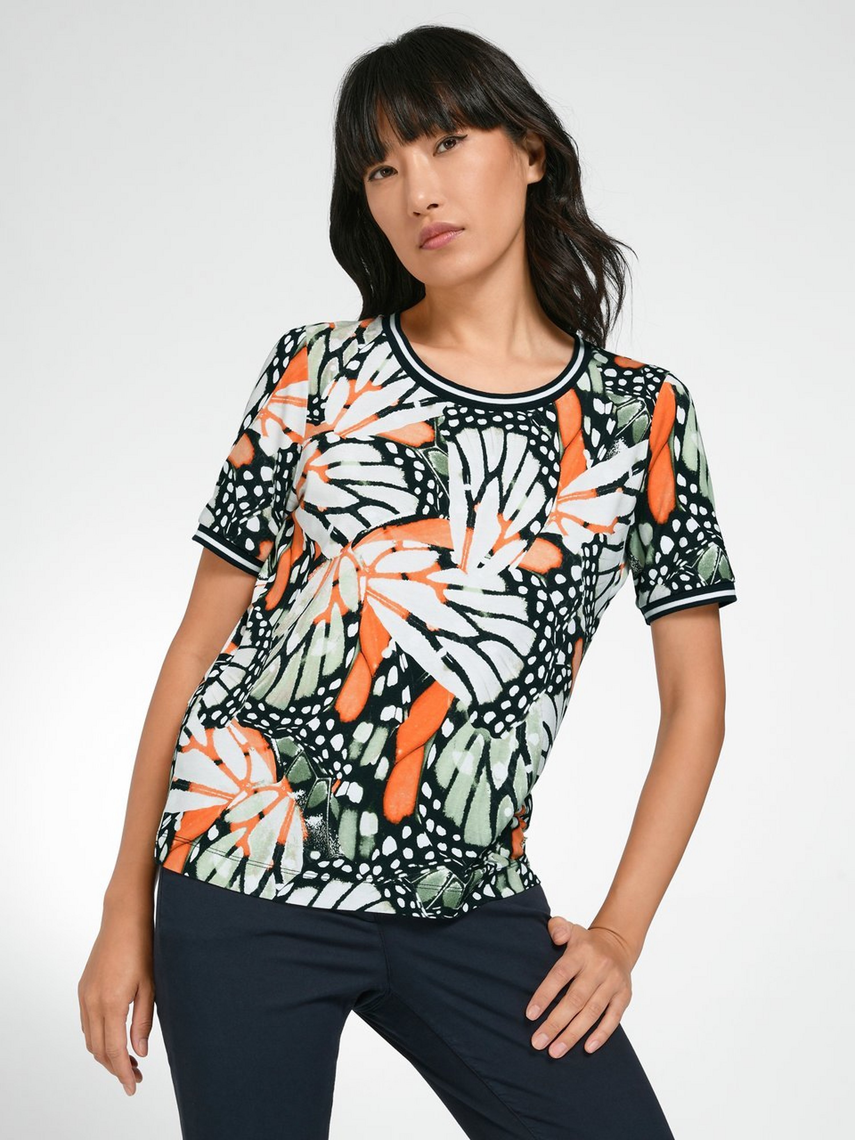 Rundhals-Shirt