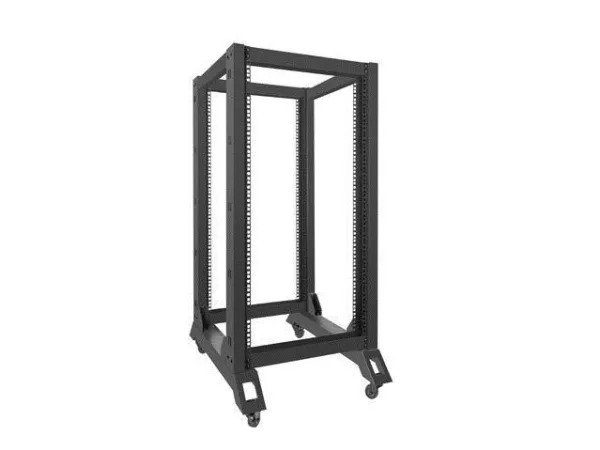Lanberg - Rack åben ramme - sort - 22U - 19