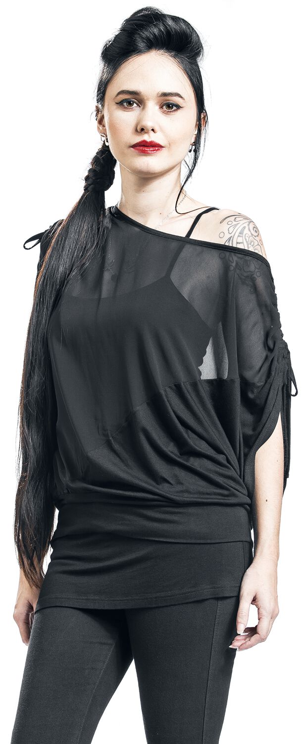Robe Chiffon 2-En-1 | Forplay T-Shirt Manches courtes