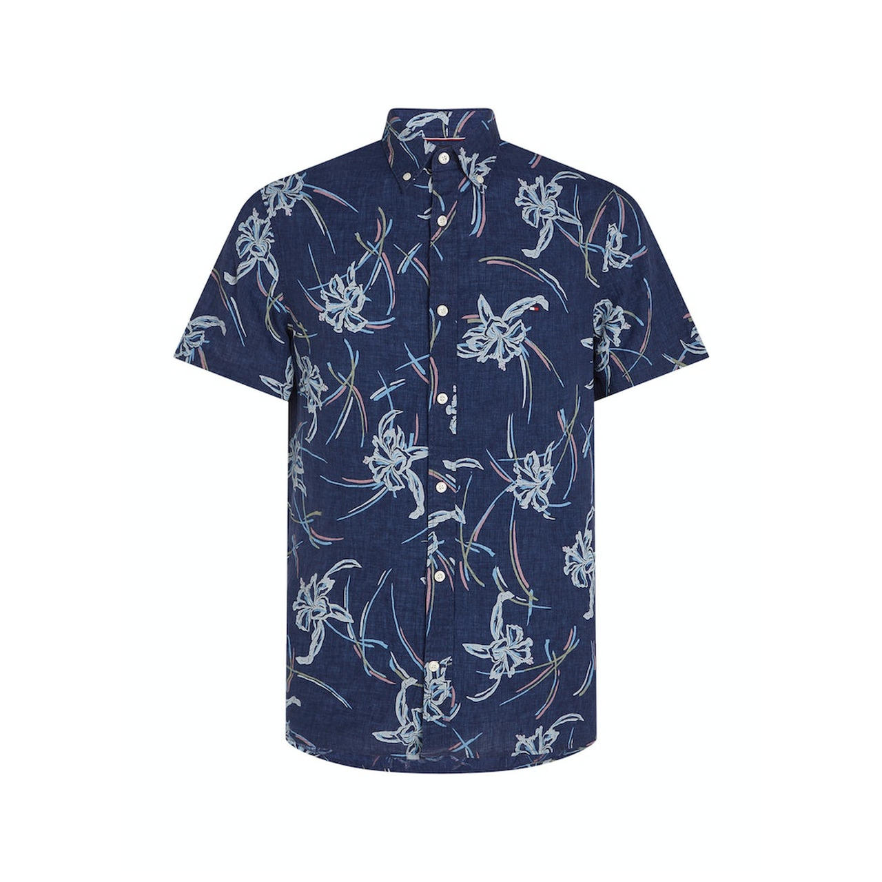 Tommy Hilfiger LI TROPICAL PRT SF SHIRT S/S