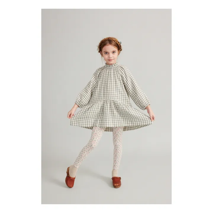 Soor Ploom Robe Gaze de Coton Bio Vichy Edith | Sauge