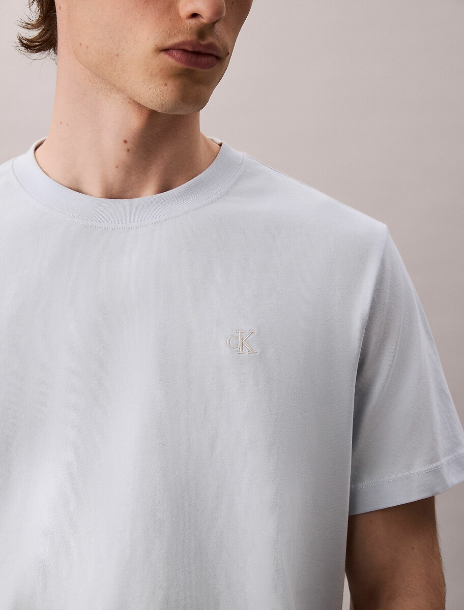 CALVIN KLEIN JEANS<br>Camiseta de manga curta com monograma