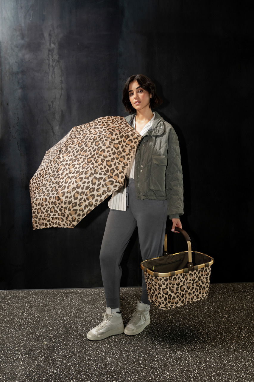Reisenthel Umbrella Pocket Duomatic leo macchiato