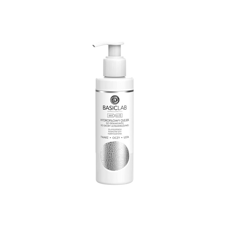 BasicLab Hydrophiles Mizellen-Abschminköl für ultraempfindliche Haut, 200 ml