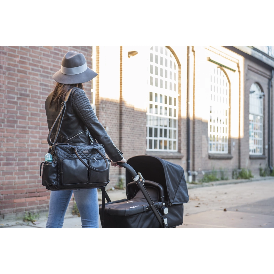 Kidzroom Wickeltasche Vision Leather Black