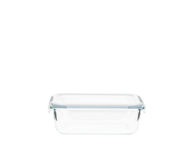 FURBER Vorratsbehälter Glas, 4 Stück Spülmaschinenfeste und auslaufsichere Frischhaltedosen