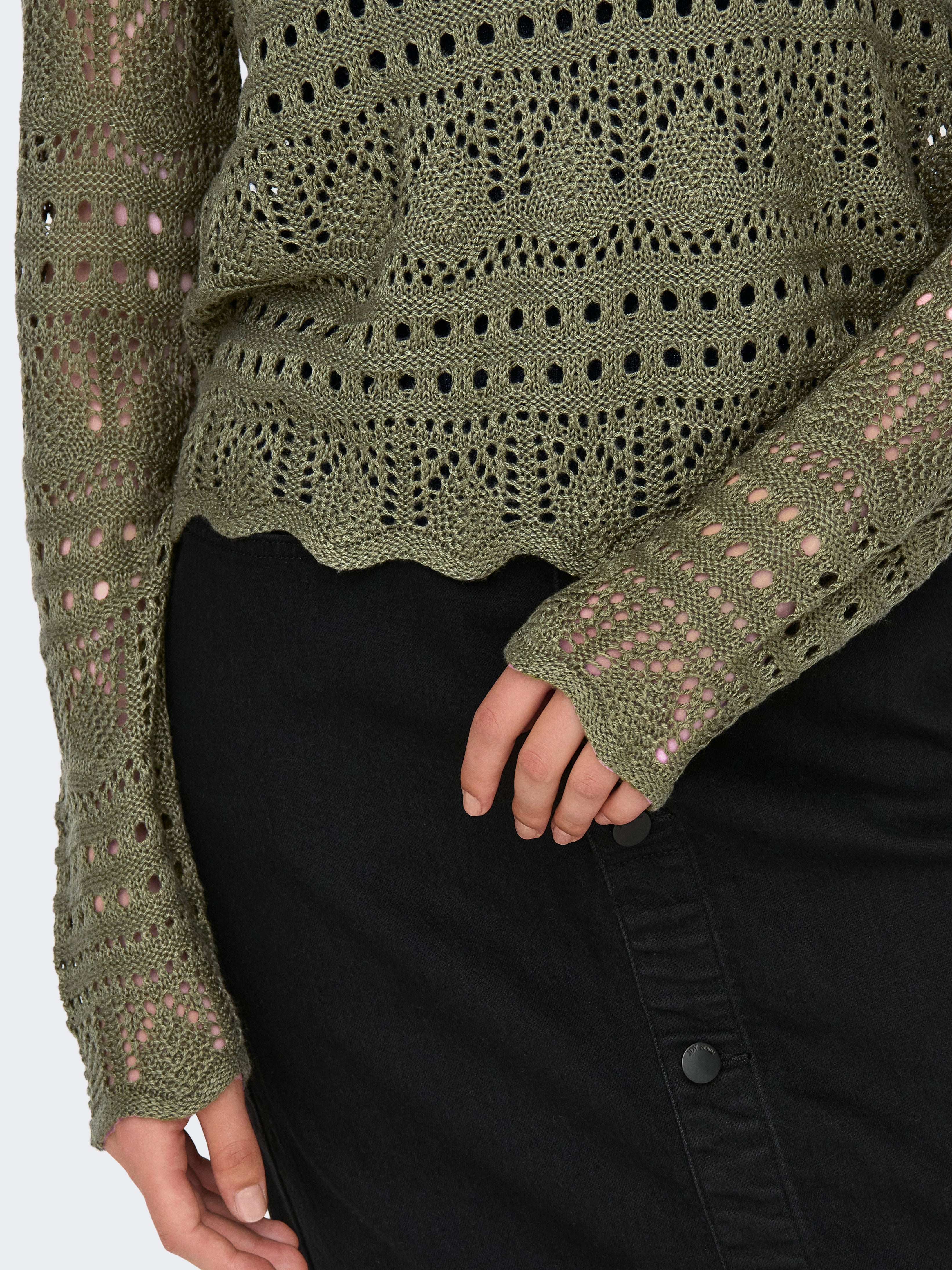 JDYSUN Strickpullover Ivy Green