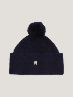 Gorro com monograma Pom Pom TH