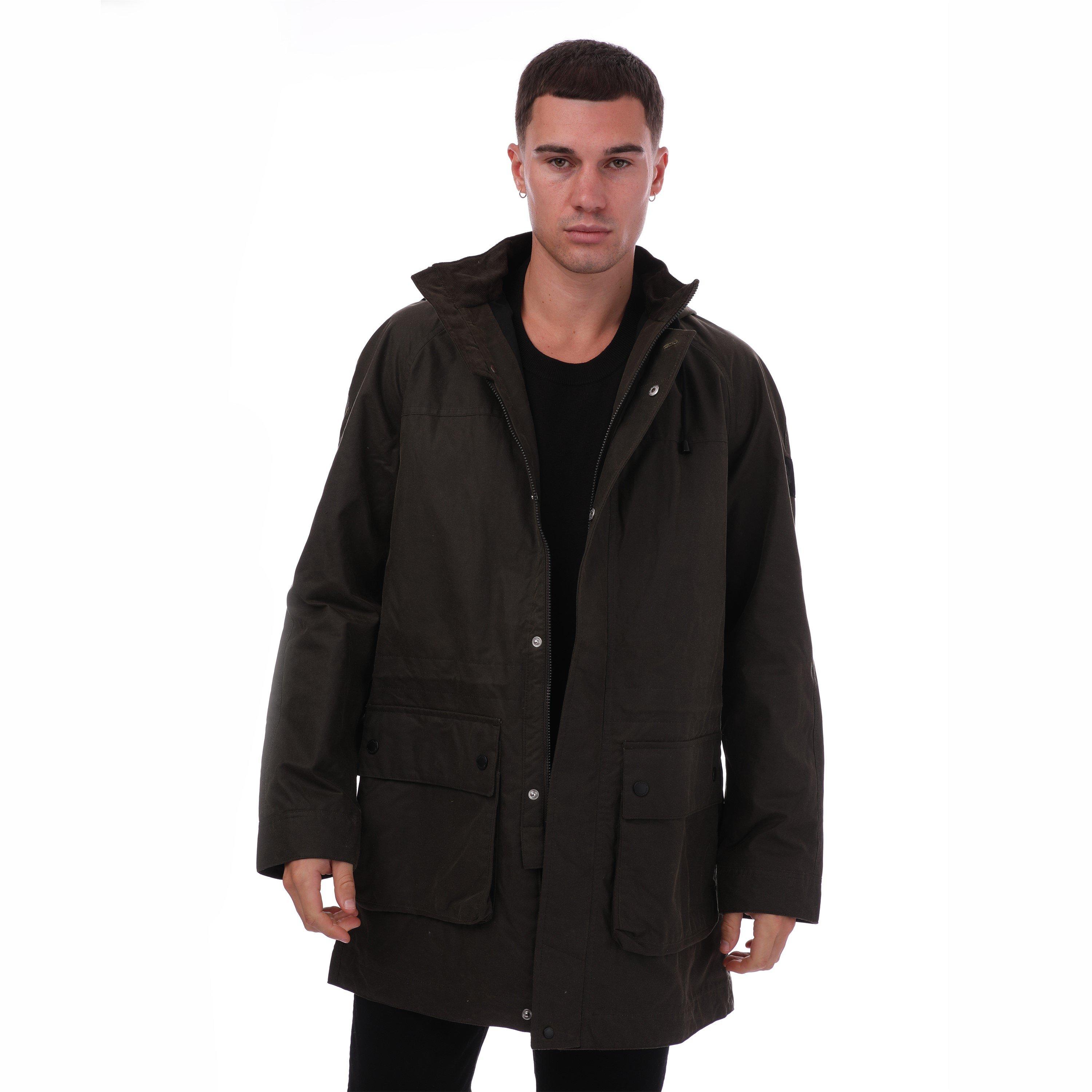 Lyle and Scott Hooded Waxed Jacket