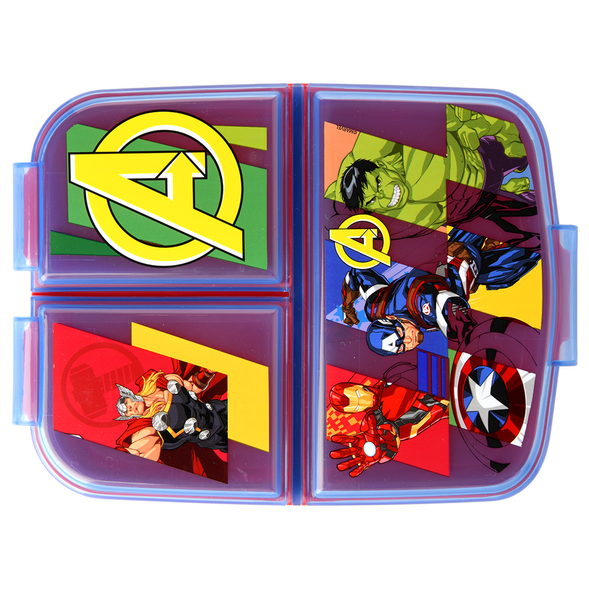 Topolino MARVEL Avengers Brotdose dunkelblau / rot