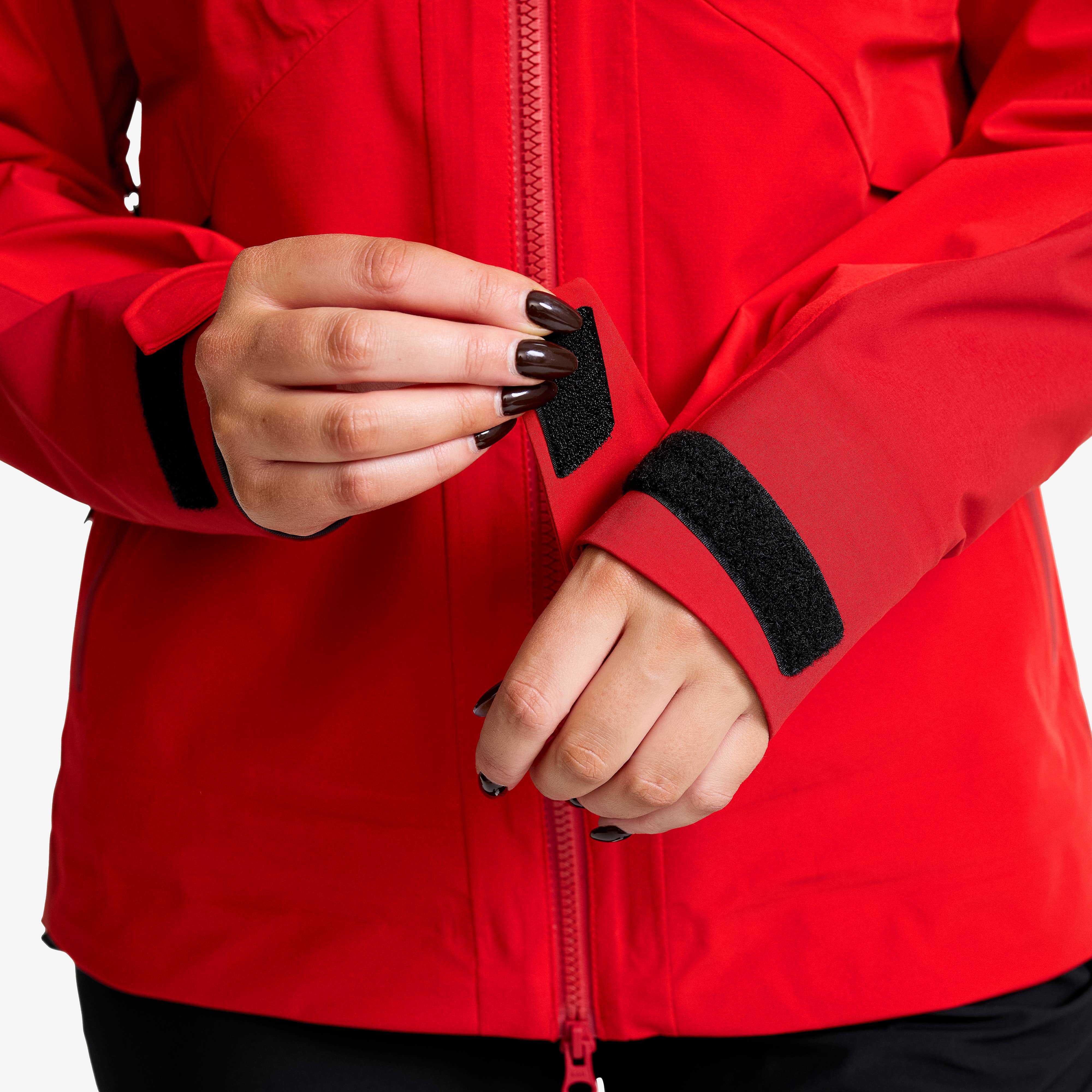 Aries Pro 3L Shell Jacket Dame Aura Orange/Lava Falls