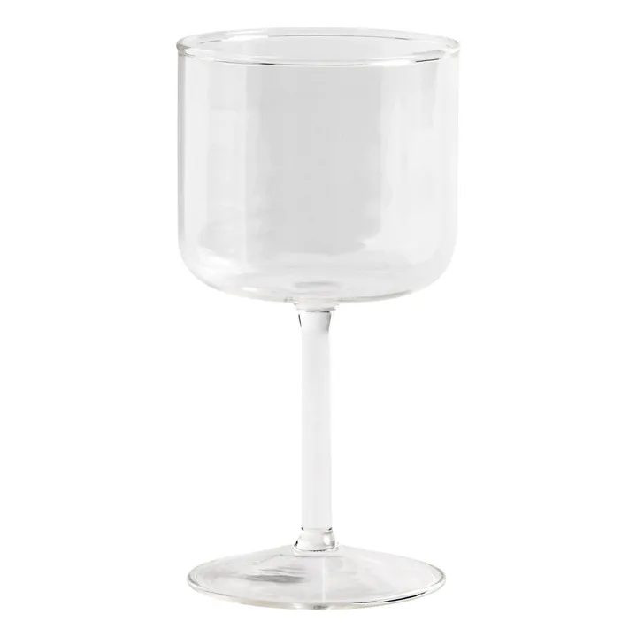 Hay Verre à pied Tint en borosilicate - Set de 2 | Transparent