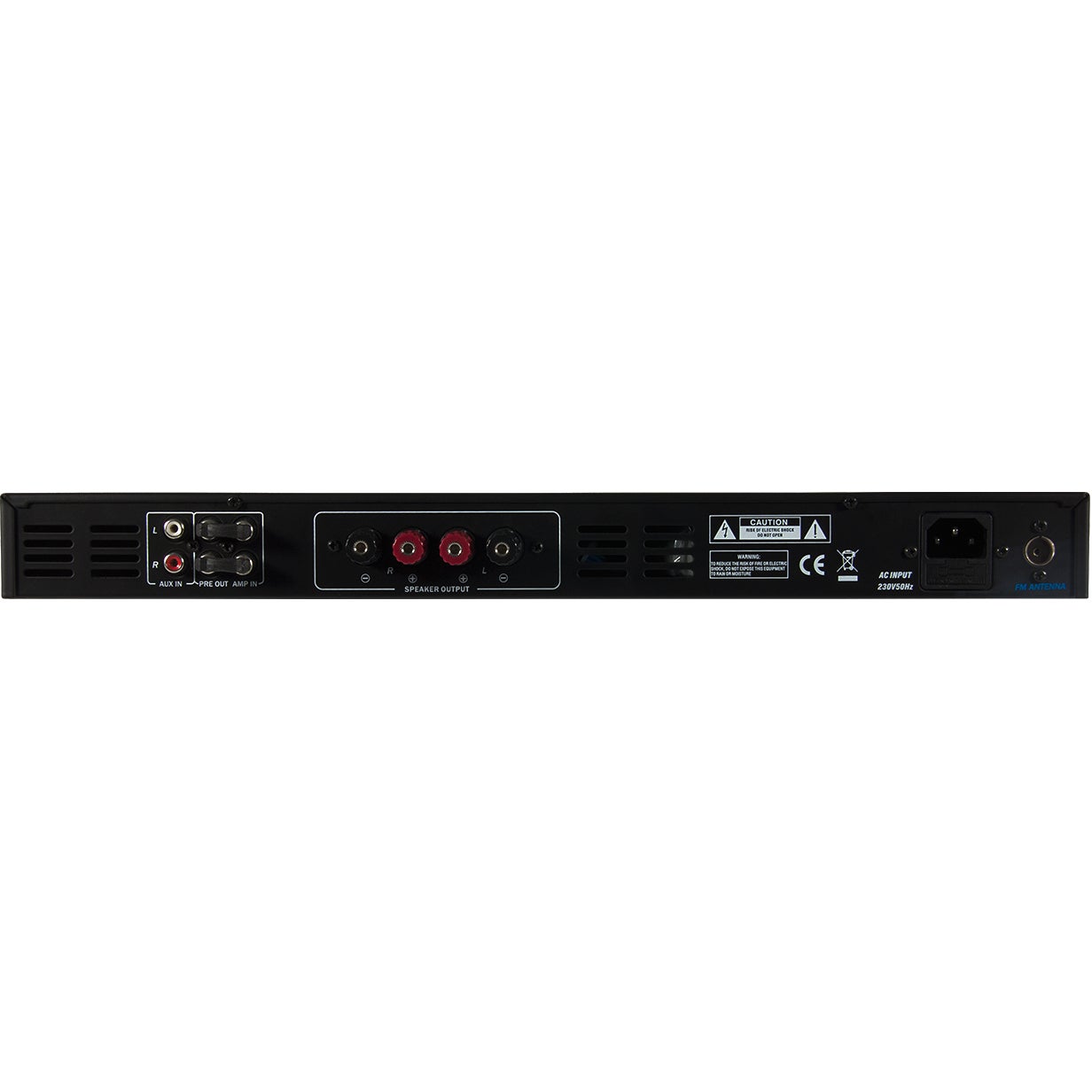 NewHank Powermate mediaspeler met geïntegreerde versterker 2x 100 W