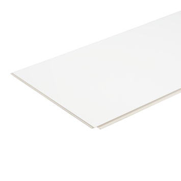 Kleurstaal wandtegel kunststof Allora wit marmer glans 20x30cm